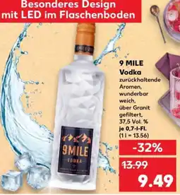Kaufland 9 MILE Vodka Angebot