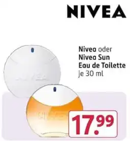 Rossmann Nivea Eau de Toilette Angebot
