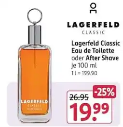 Rossmann Lagerfeld Classic Eau de Toilette Angebot