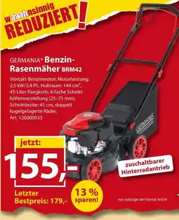Sonderpreis Baumarkt GERMANIA® Benzin-Rasenmäher BRM42 Angebot