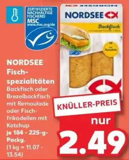 Kaufland NORDSEE Fisch-spezialitäten Angebot