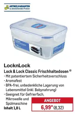 METRO LocknLock Lock & Lock Classic Frischhaltedosen Angebot