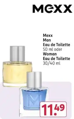 Rossmann Mexx Man oder Woman Eau de Toilette Angebot
