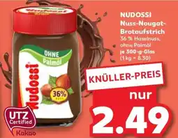 Kaufland NUDOSSI Nuss-Nougat-Brotaufstrich Angebot