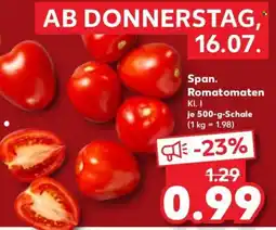 Kaufland Span. Romatomaten Angebot