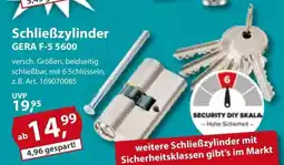 Sonderpreis Baumarkt Schließzylinder GERA F-5 5600 Angebot