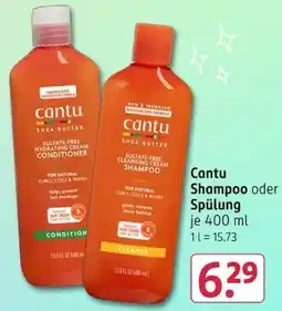 Rossmann Cantu Shampoo oder Spülung Angebot