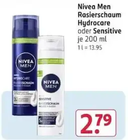 Rossmann Nivea Men Rasierschaum Angebot