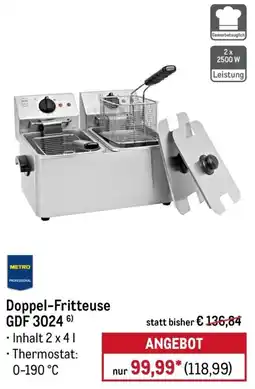 METRO Doppel-Fritteuse GDF 3024 Angebot