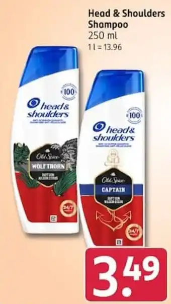 Rossmann Head & Shoulders Shampoo Angebot