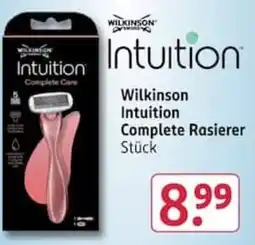 Rossmann Wilkinson Intuition Complete Rasierer Angebot