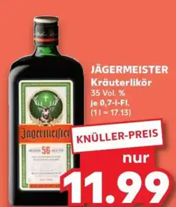 Kaufland JÄGERMEISTER Kräuterlikör Angebot