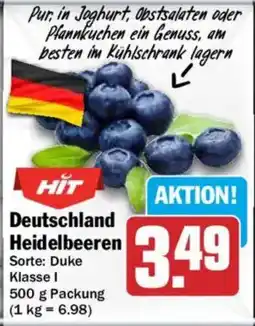 HIT HIT Deutschland Heidelbeeren Angebot