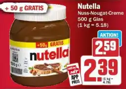 HIT Nutella Nuss-Nougat-Creme Angebot