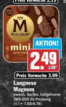 HIT Langnese Magnum mini ALMOND Angebot