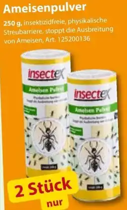 Sonderpreis Baumarkt Ameisenpulver insectex Angebot