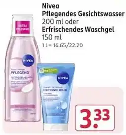Rossmann Nivea Pflegendes Gesichtswasser Angebot