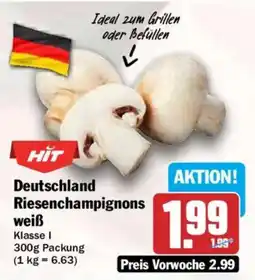 HIT HIT Deutschland Riesen champignons weiß Angebot