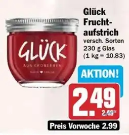 HIT Glück Frucht-aufstrich Angebot