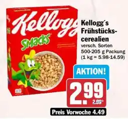 HIT Kellogg's Frühstücks-cerealien Angebot