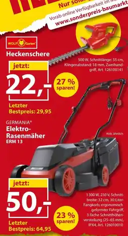 Sonderpreis Baumarkt WOLF Garten Heckenschere Angebot