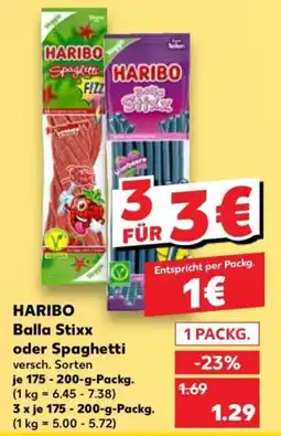 Kaufland HARIBO Balla Stixx oder Spaghetti Angebot