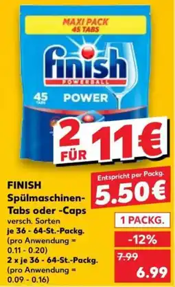 Kaufland FINISH Spülmachine-Tabs Angebot