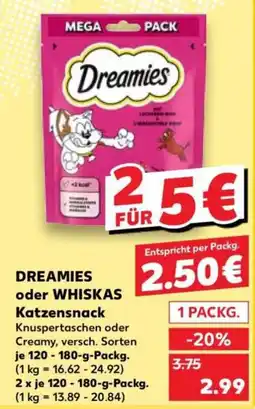 Kaufland Dreamies Katzensnack Angebot