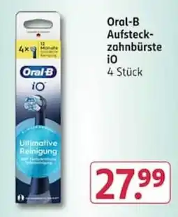 Rossmann Oral-B Aufsteckzahnbürste iO Angebot