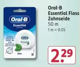 Rossmann Oral-B Essential Floss Zahnseide Angebot