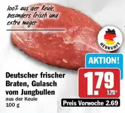 HIT Deutscher frischer Braten, Gulasch vom Jungbullen Angebot
