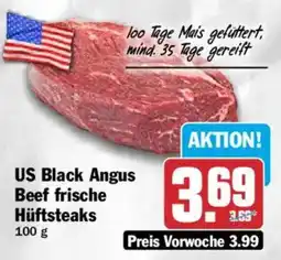 HIT US Black Angus Beef frische Hüftsteaks Angebot