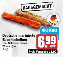 HIT Deutsche marinierte Bauchschneiben Angebot