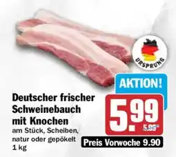 HIT Deutscher frischer Schweinebauch Angebot