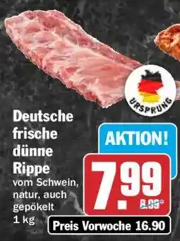 HIT Deutsche frische dünne Rippe Angebot