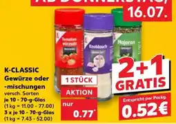 Kaufland K-CLASSIC Gewürze oder -mischungen Angebot