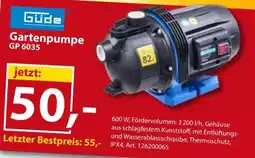 Sonderpreis Baumarkt Güde Gartenpumpe GP 6035 Angebot