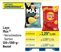 METRO Lays Max Angebot