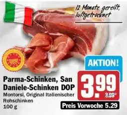 HIT Parma-Schinken, San Daniele-Schinken DOP Angebot