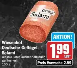 HIT Wiesenhofer Deutsche Geflügel-Salami Classic Angebot