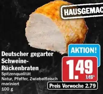 HIT Deutscher gegarter Schweine-Rückenbraten Angebot