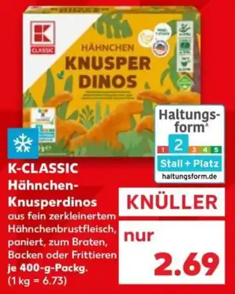 Kaufland K-CLASSIC Hähnchen-Knusperdinos Angebot