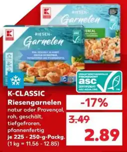 Kaufland K-CLASSIC Riesengarnelen Angebot