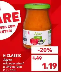 Kaufland K-CLASSIC Ajvar Angebot