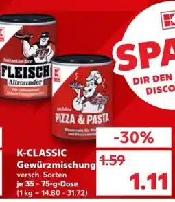 Kaufland K-CLASSIC Gewürzmischung Angebot