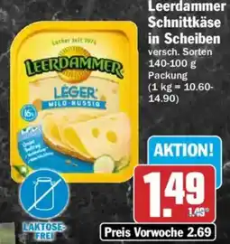 HIT Leerdammer Schnittkäse in Scheiben Angebot