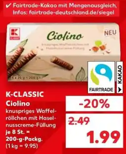 Kaufland K-CLASSIC Ciolino Angebot