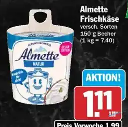 HIT Almette Frischkäse Angebot