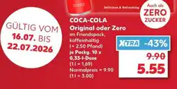 Kaufland COCA-COLA Original oder Zero Angebot
