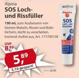 Sonderpreis Baumarkt Alpina SOS Loch- und Rissfüller Angebot